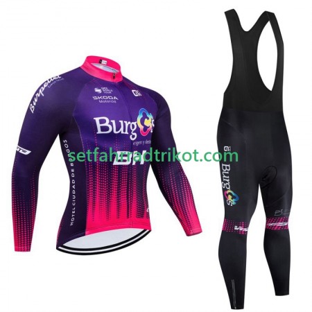 Burgos Bh Radbekleidung Radtrikot Langarm + Lang Trägerhose Winter Thermal Fleece 2024